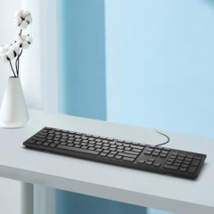 戴尔（DELL）KB216 键盘 有线 多媒体键盘 办公键盘 全尺寸键盘 即插即用 键盘（黑色）