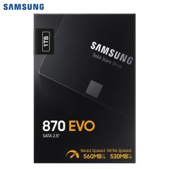 三星(SAMSUNG)1TB SSD固态硬盘 SATA3.0接口 870 EVO(MZ-77E1T0B)